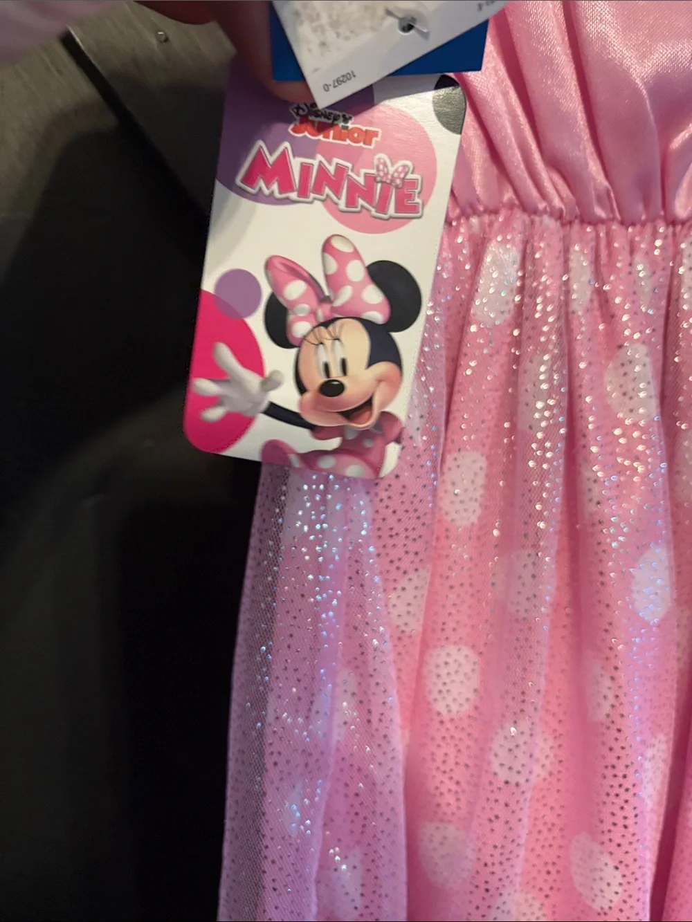 Disney Pink Minnie Mouse Sparkle Nightgown - Picture 3 of 4